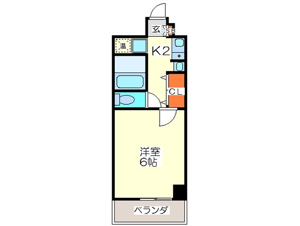 ACTY新町の物件間取画像